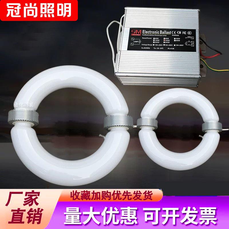 低频无极灯镇流照器环0形形灯管电源80W12W150JGGW200W矩明配件工