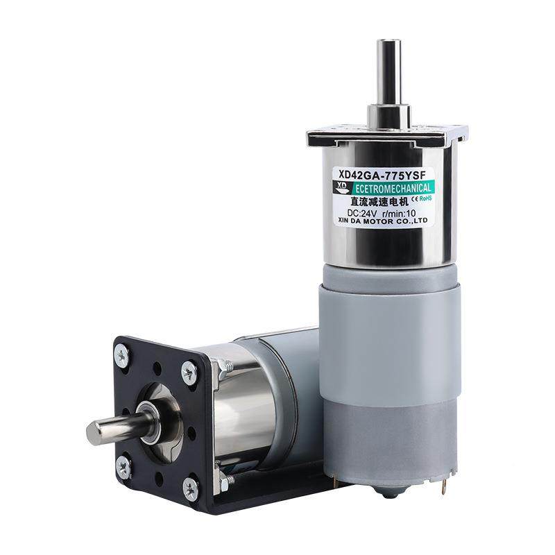 7机7直5电机齿轮减速可调速微42GA7752型电动正反转扭矩12V4v流电