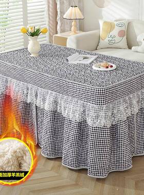 厚冬季桌加长方形电炉罩电烤火桌子罩NSJ-1套烤火炉被取暖炉布卓