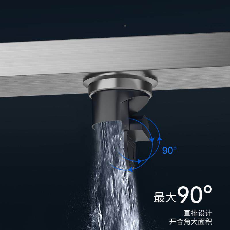 卫生镶瓷砖长长条型隐藏式地漏不间锈YX55钢可304防臭加地漏隐形