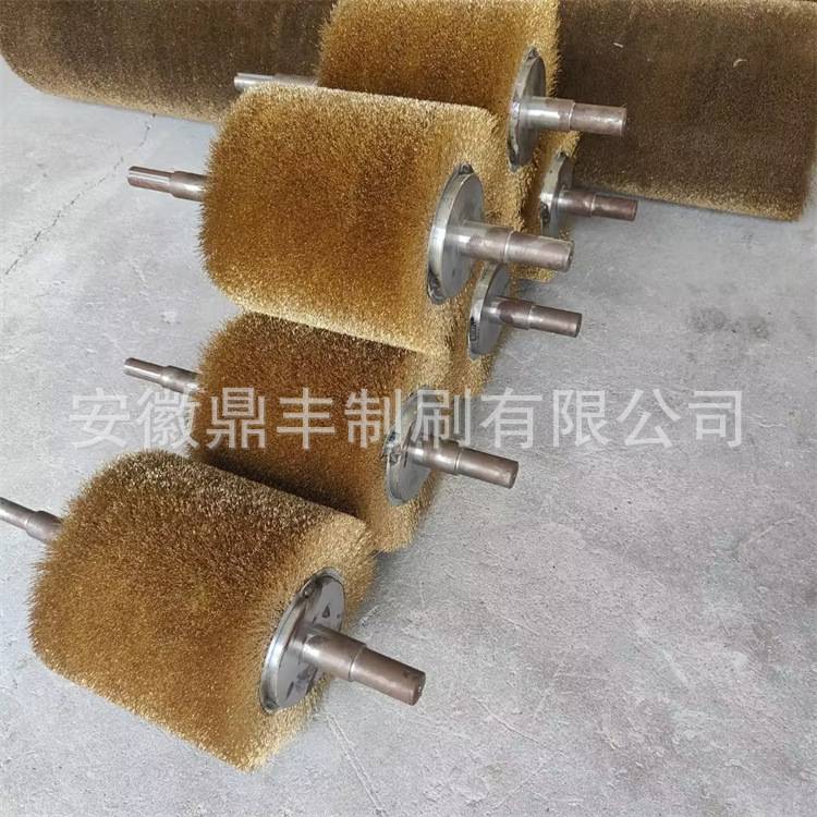 厂家直供 工业钢丝刷辊 抛光除锈毛刷辊 非标工业用途按需定