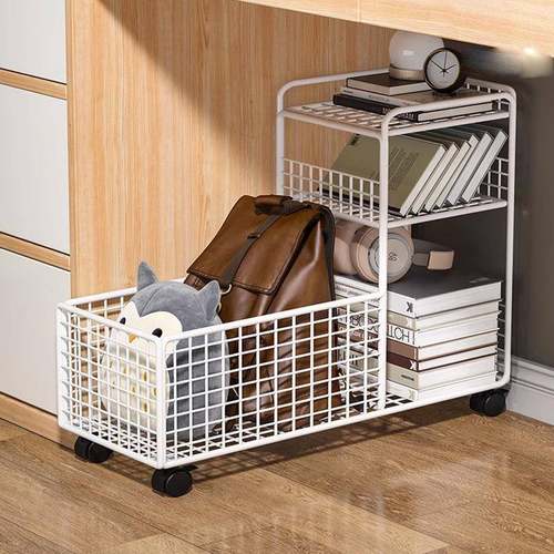 天台华桌下置物架移动收纳柜落住宅-LZY地带莲轮收纳架书包书书本