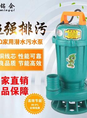 货WQ无堵塞污水泵 三相工地排污泵家现用潜水电V泵2VBT20/380抽水