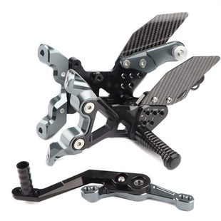 适用马S1000RR 19-20-21-22年 改装升脚踏 前脚踏支架 碳纤维