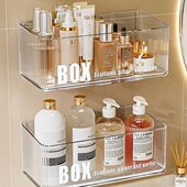 卫生间置物架洗漱台免打孔浴室壁挂式 洗手间阳台厕所墙上收纳架子