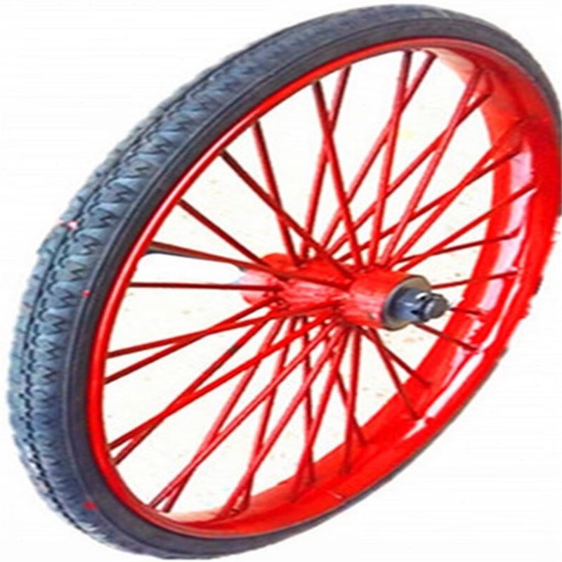 26实心胎死胎i手推车工地斗车轮子家用板车环卫车轮胎车轱辘圆钢