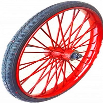 26实心胎死胎i手推车工地斗车轮子家用板车环卫车轮胎车轱辘圆钢