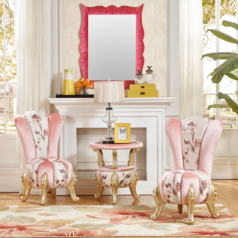 阳台桌椅套件欧式休闲椅茶u几三件套美容院沙发接待影楼布艺沙发