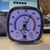 温湿度计家用精准婴儿房卧室客厅大棚可挂立无汞安全温度表免电池