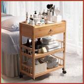 推实车览佳美生具发院理发店小推车足浴店养馆木工车柜子竹