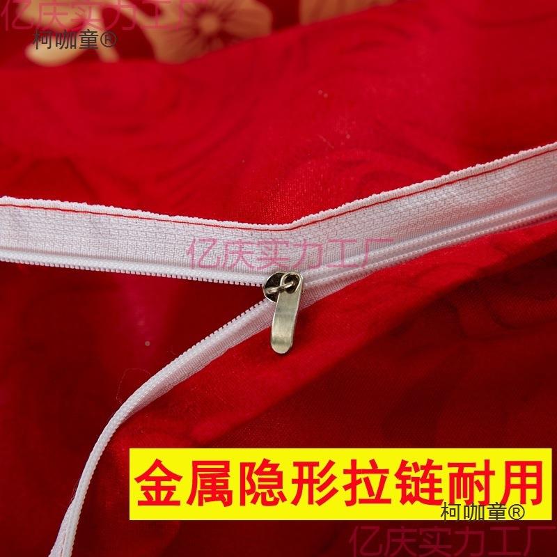 网红加厚纯棉韩版公.主风床裙四柯咖童m件套18床笠双人全棉太被套