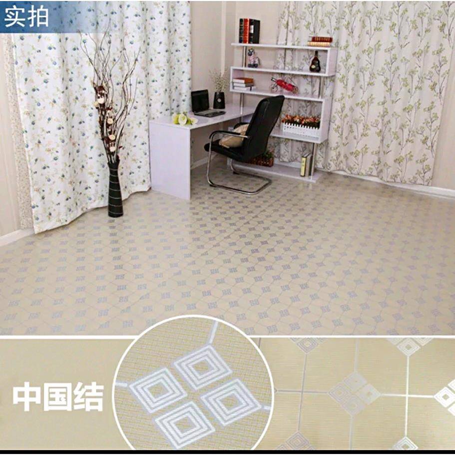 地板V防革厚耐磨水毯家用PC地贴纸地直胶垫水泥COG地地革接铺地革