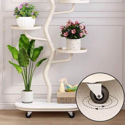 多119人肉兰花可移动花架子1室内铁艺置物架收藏多阳层台无品牌/