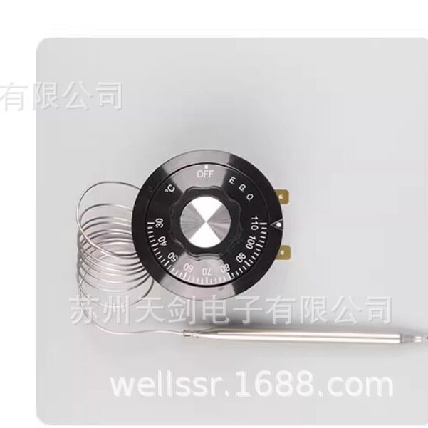 德国进口EGO温控器开关可调温度0-500度开水器炸炉扒炉旋钮温控器