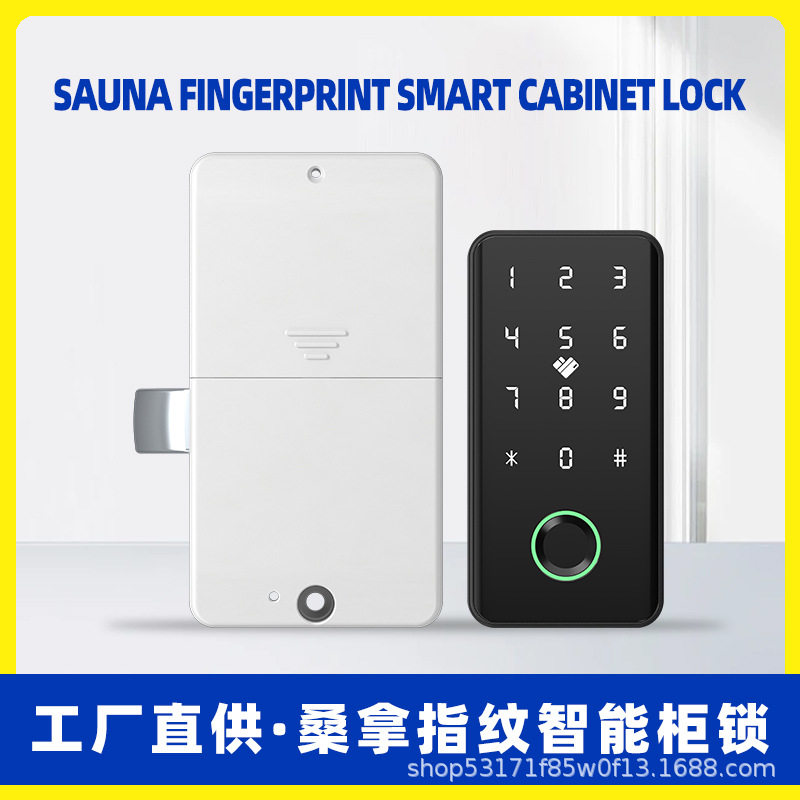 智能锁半导体指纹柜锁密码柜锁智能浴室更衣柜锁指纹密码柜锁厂家