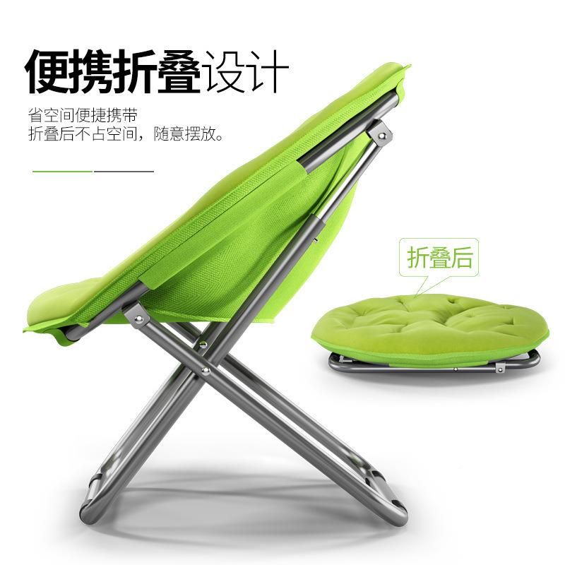 月亮椅折叠躺椅椅阳台休闲卧室椅子dm888家人用午休靠背懒人子椅