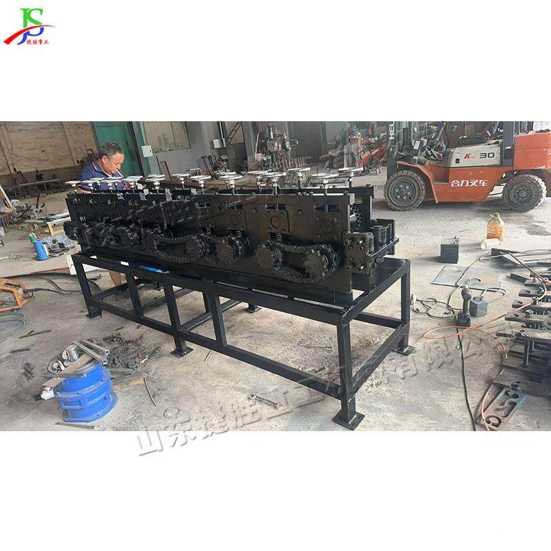 js-sdi-9建筑工地钢管调直机自电动圆管变方设备全动管旧脚手管架