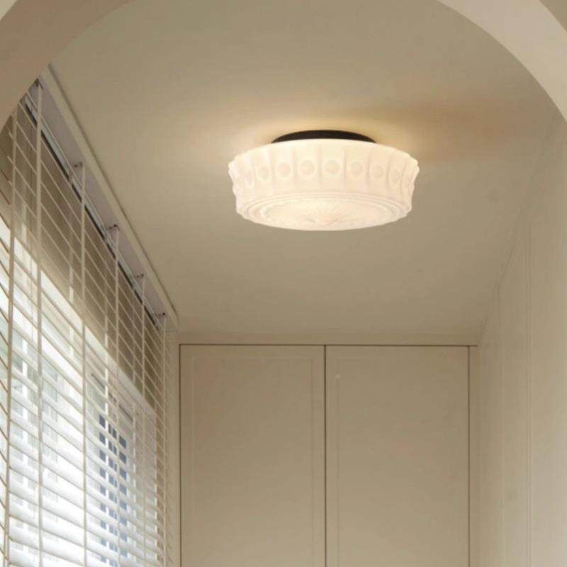 式油复古海派玻璃璃544吸顶灯老洋房卧室餐厅法吧台过道阳台玻奶,家装灯饰光源,智能吊灯,淘宝优惠券,粉丝福利购,淘宝优惠卷