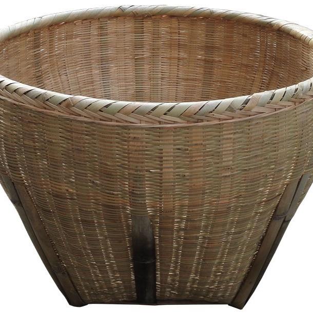 民品间工艺手箩筐竹VTJ编收筐竹制纳箩竹工篓竹篮米萝稻箩工艺品