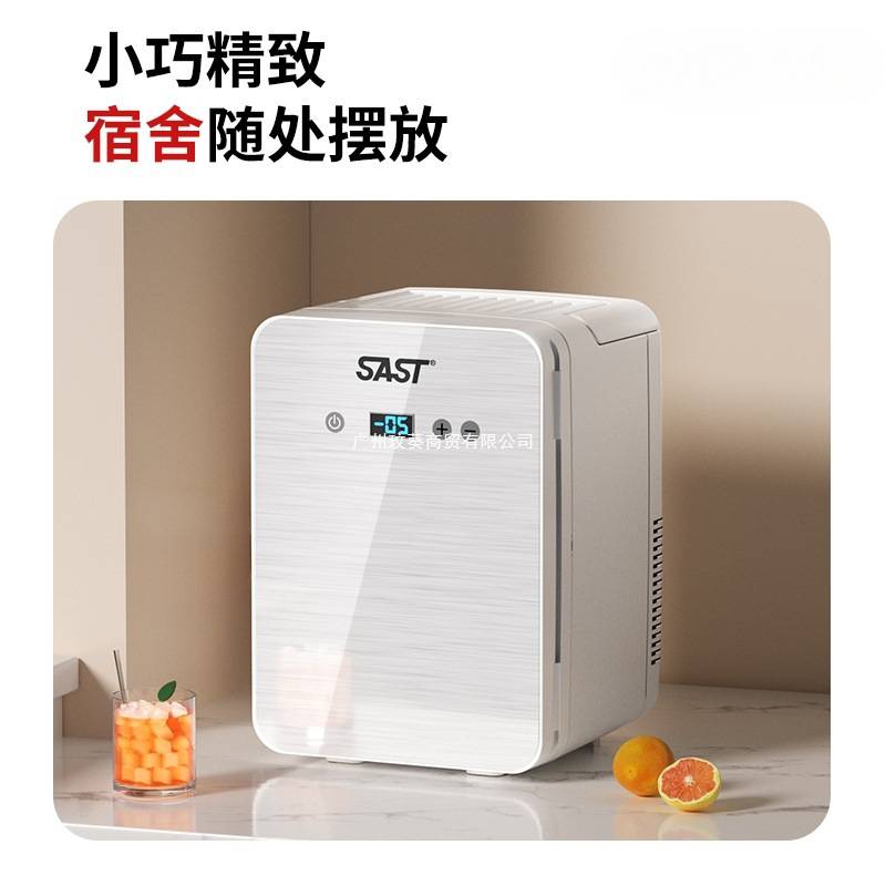 sast迷你小冰箱冷冻冷藏保鲜家用租房宿舍办公室母乳小型车载冰柜