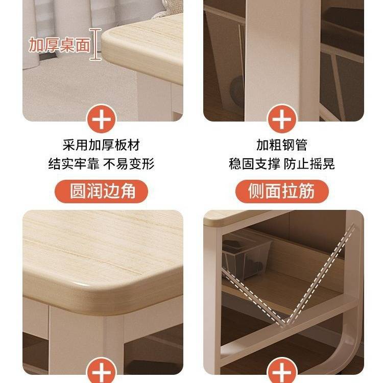 中小学生书桌书架一体家用电脑桌台式简约学习写字桌办公桌椅组合
