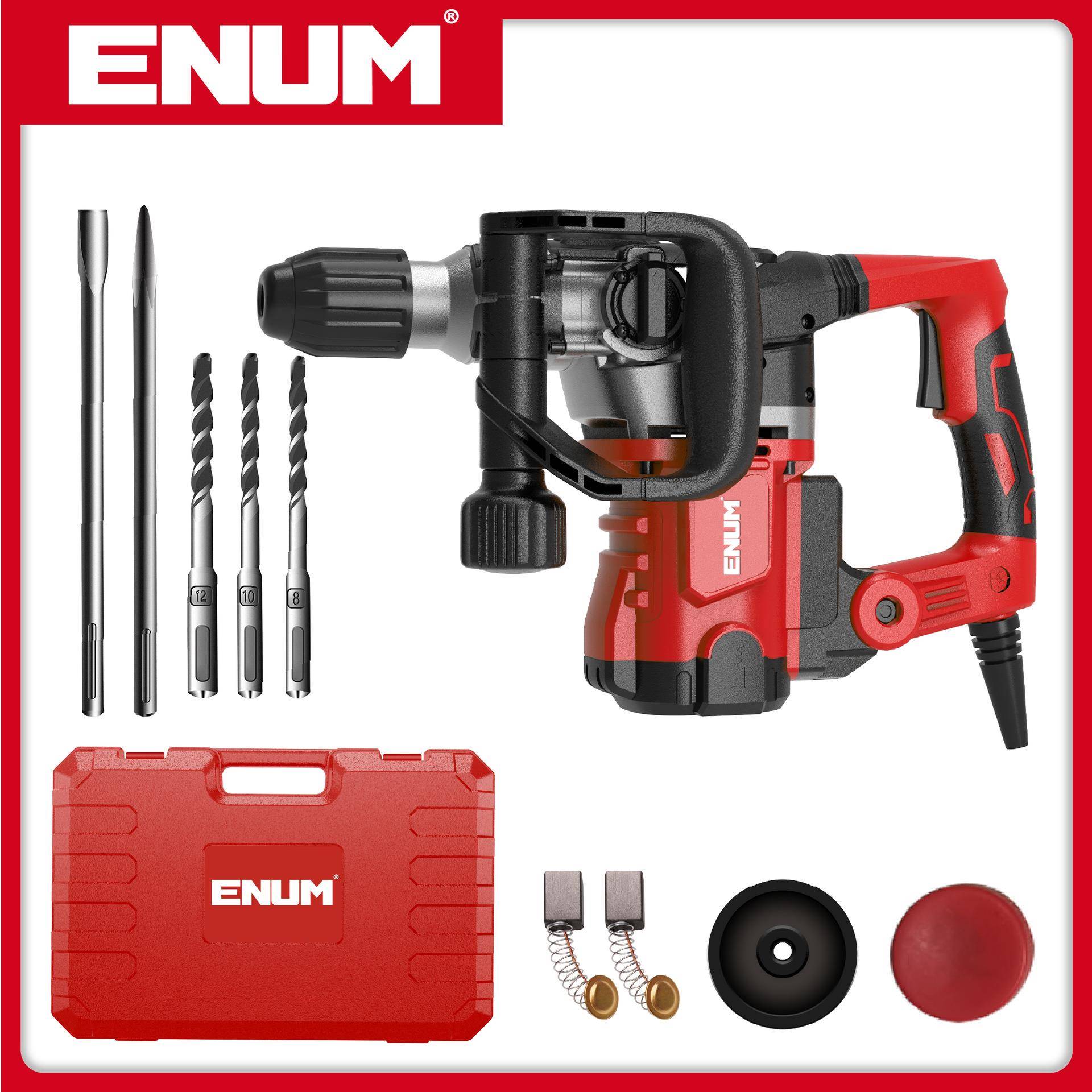 3017B 红色电锤 SDS-MAX 亿能电动工具