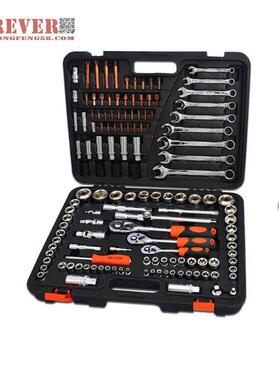 华丰巨箭138件套50BV30铬钒钢材质精品套筒组套工具箱 HF-81138A