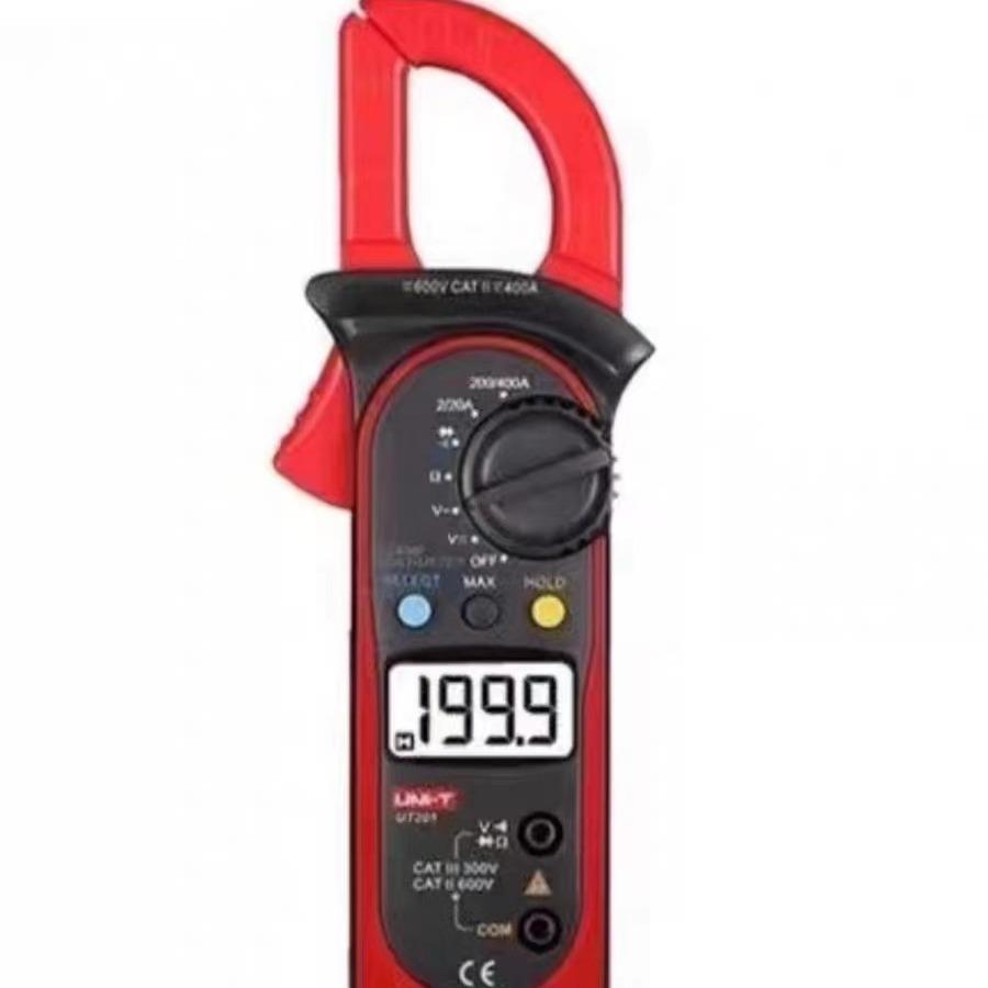 UT201+/202A数字钳形表多功能电工万用表高精度电流表UT204钳形表