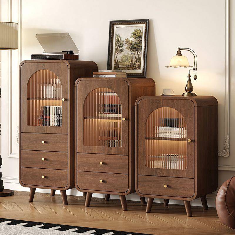 复古风餐边斗柜客厅卧室靠墙置物储物收纳柜电视旁边柜床尾矮柜子