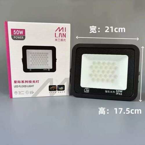 米兰极光星际系列led投光灯50W100W200W300瓦泛光灯户外射灯庭院