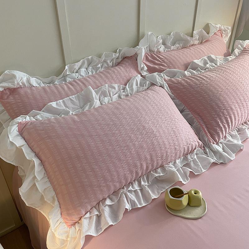 A6L公宿F656J9H风床品床单四件套夏季夏春夏款小芙泡被主套舍单人