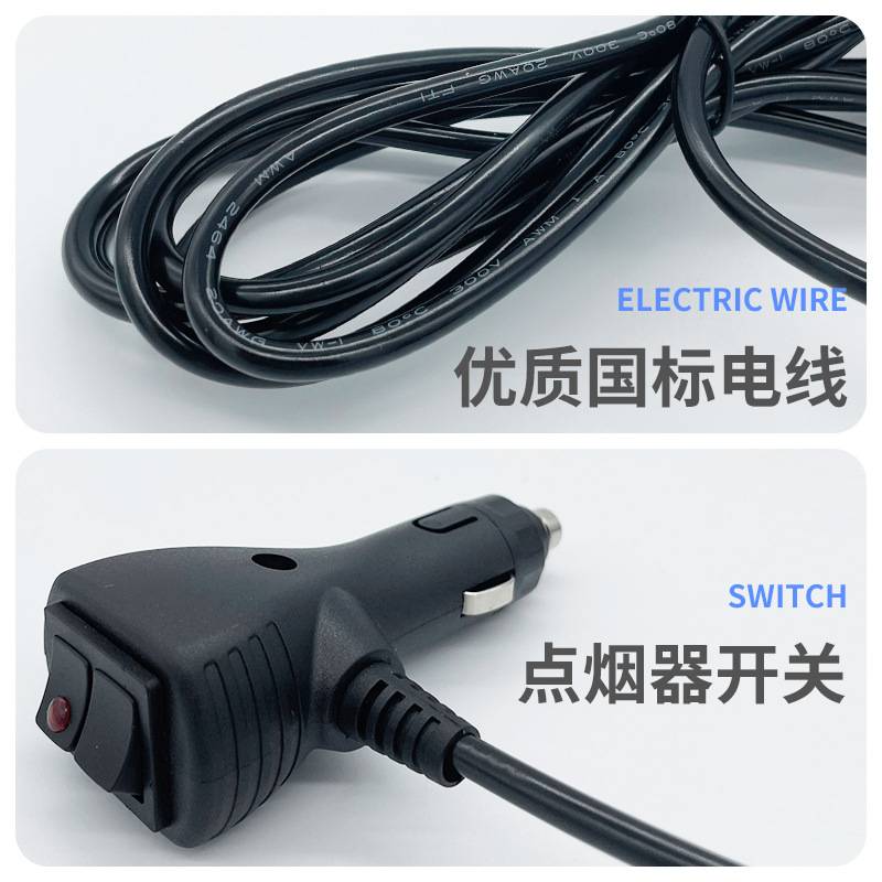 车载24LED汽车工程车圆形磁吸警示灯安全信号灯爆闪灯12-24V通用