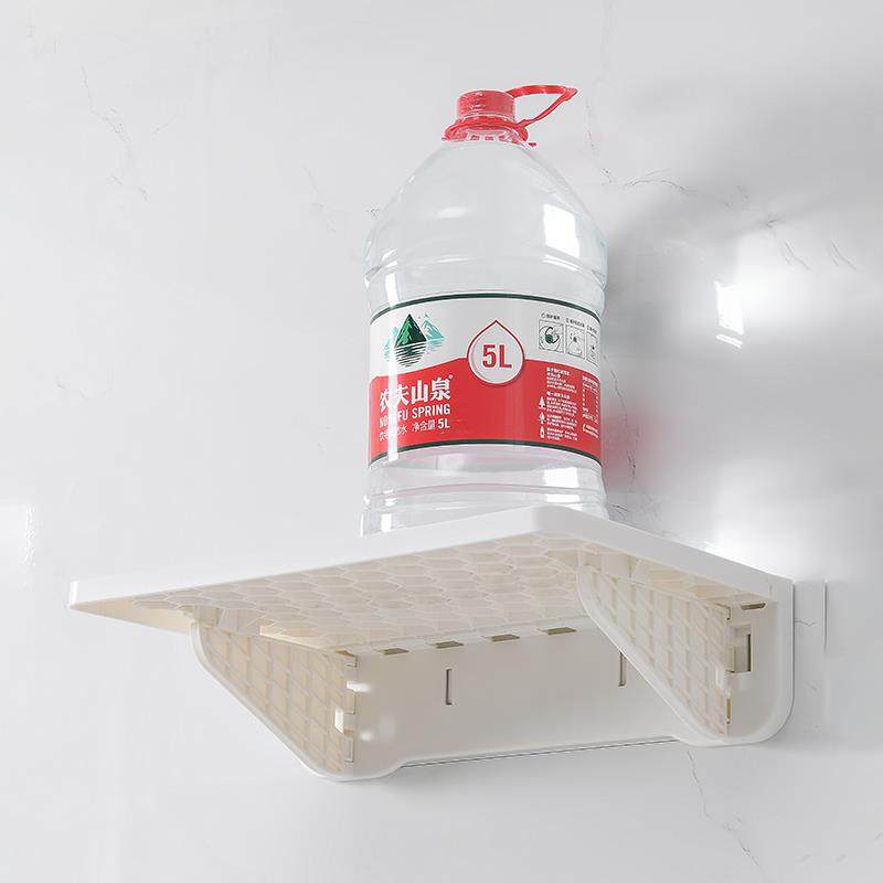 厨房墙面收纳字搁板壁挂式可折TTmzgzfr叠置一置物上架免打孔卫生,收纳整理,书桌收纳置物架,淘宝优惠券,粉丝福利购,淘宝优惠卷