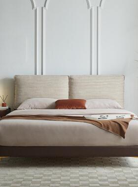 床意式床头19422靠枕榻榻米上大靠背设计师款头包小众床软沙发靠