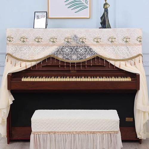 新钢款简F97MS7H5约钢琴防尘罩新盖款轻奢琴感钢琴凳罩全包全罩套