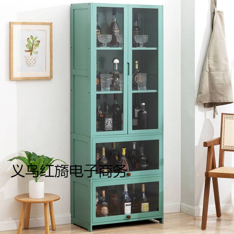 现代简约酒柜隔断柜红酒柜展示柜落地靠墙储物柜家用厨房酒架烟柜