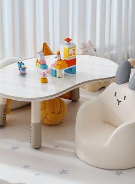 儿童花园桌宝宝学习桌生婴幼儿可PBS升降幼儿早桌教桌子孩子阅读