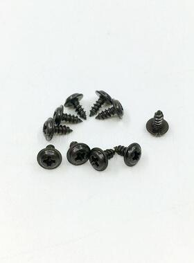 【M3*5十-25】PWA黑色字攻圆头带介自螺丝子自带664垫片电小螺丝