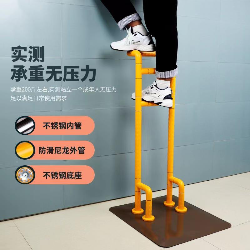 床边扶手调高打度厚床边扶手老人残疾人起助力落地扶手杆免孔床床