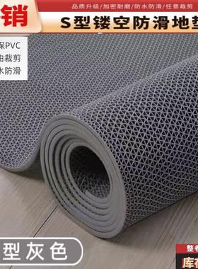 塑料地毯PC地门LFN地毯镂空防垫滑防水V浴室防滑垫卫生间厨房厕所