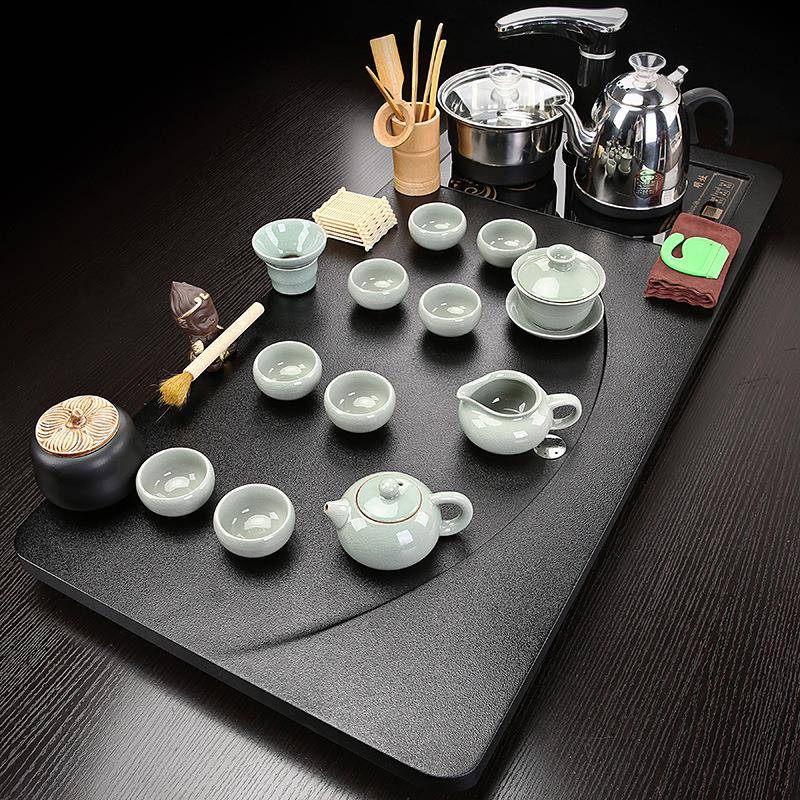 家用全自动烧茶盘水壶一茶具套装代现客厅F8875J87简约泡茶台整套