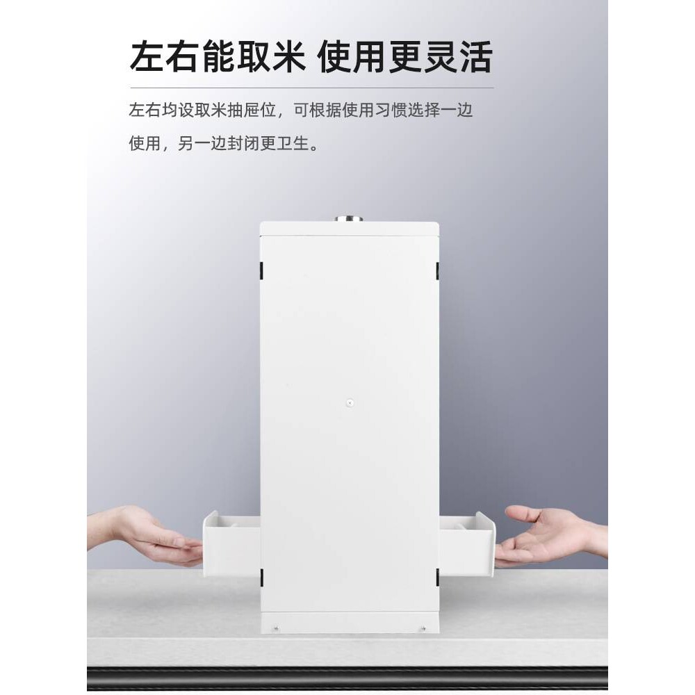 5ZV7 嵌入式米箱拉篮橱柜内置米桶米缸家用米柜抽拉式米面箱厨