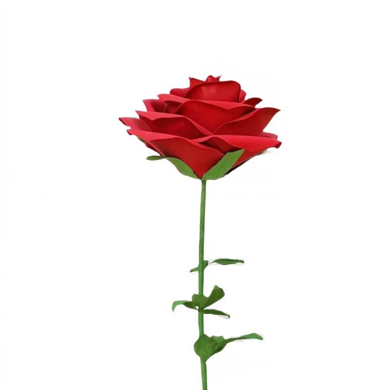 假花巨型玫瑰装饰真花仿商场纸花网红大型巨婚礼美型陈布置玫瑰花