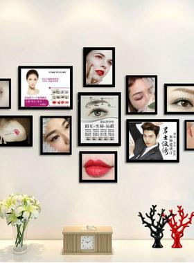 甲装美睫眉眼唇半饰挂画微纹整相HG156154框绣彩妆照片墙美免打孔