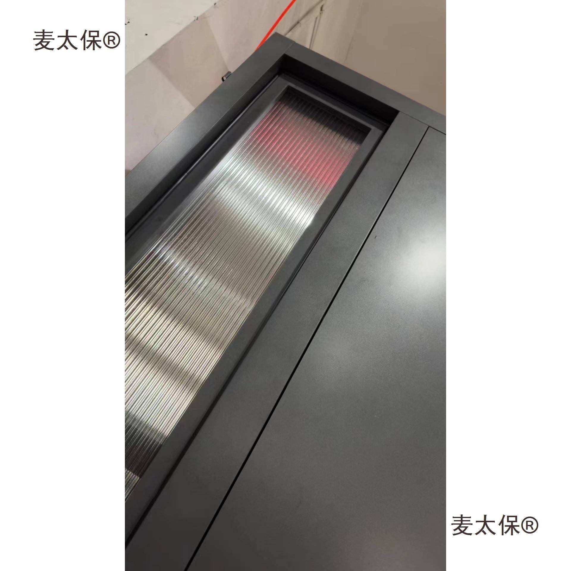 璃豪华化别墅入玻大门门带540感应灯铸铝门铝板门装甲双开户麦麦
