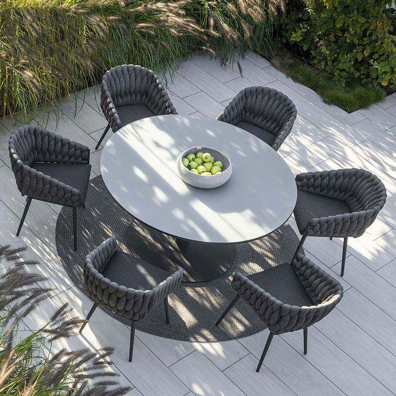 阳台桌椅户外藤椅茶几藤编花园露天酒店吧台椅庭院阳光房休闲家具