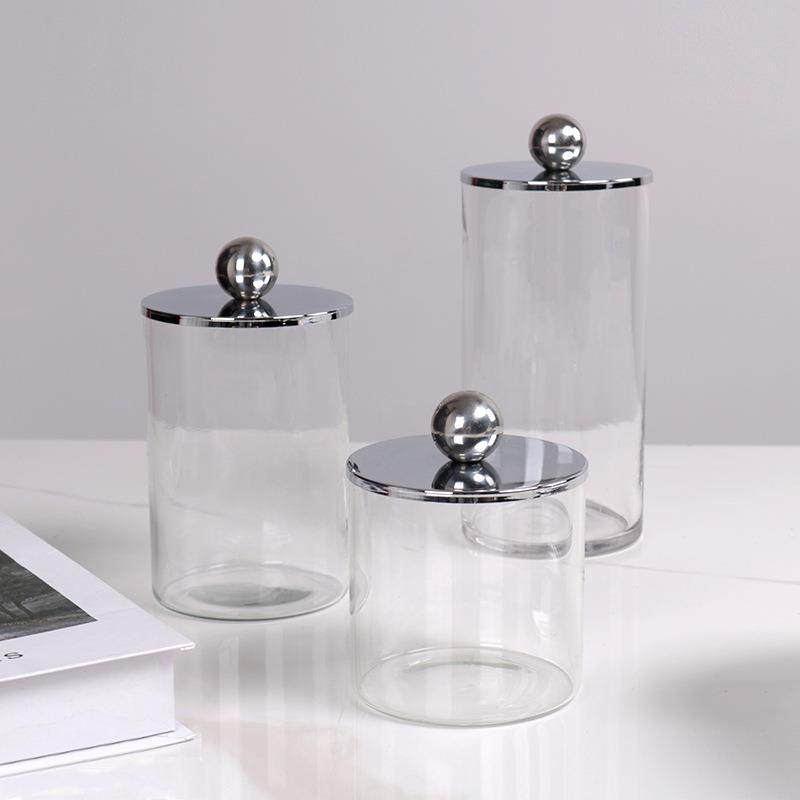 现代简约装饰储物罐珠点玻璃瓶餐桌餐边柜玄关糖果罐样板间摆件,乐器/吉他/钢琴/配件,其它乐器配件,淘宝优惠券,粉丝福利购,淘宝优惠卷