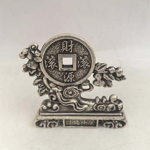 新款金色合金财源滚滚葫芦摆件办公室创意桌面纳福日进斗金装饰品