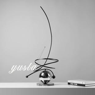 高级现代简约创意客厅摆件家居玄关柜样板间别墅酒店大厅软装 饰品