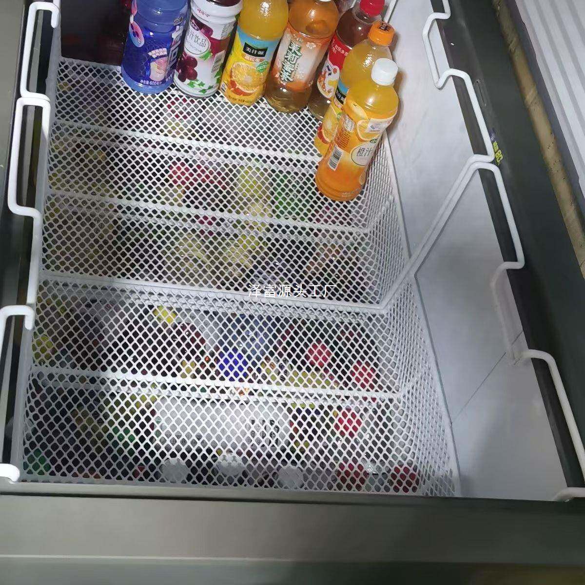 冰柜分层置物架冷柜内置物架层托架隔层板分隔收纳平板吊篮展包邮
